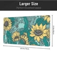 thumbnail image 4 of XMXT Non-Slip Gaming Mouse Pad, Sunflower Seamless Background Mousepad Computer Keyboard Mats Desk Pads Office Decor Accessories, 15.8"x29.5", 4 of 8