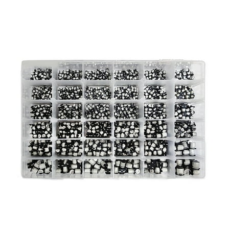 

1500PCS 1UF-1500UF 6.3V-50V 36 Kinds Of SMD Aluminum Electrolytic Capacitor Combination Kit