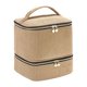 thumbnail image 1 of Bolsa organizadora para guardar esmaltes de uñas, con bolsillos, a prueba de polvo, de doble capa Marrón, 1 of 7