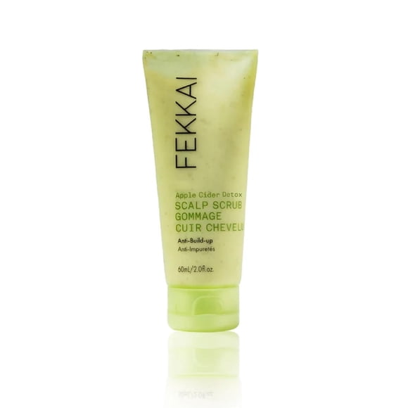 Fekkai Apple Cider Detox Clarifying Scrub - 2 oz - Tratamiento del cuero cabelludo - Elimina la acumulación y exfolia - Para todo tipo de cabello - Vegano sin crueldad
