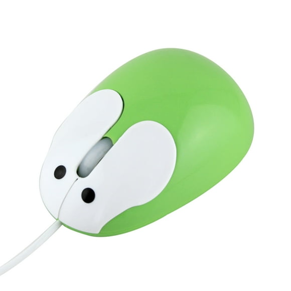 Amdohai Cute Wired Mouse Mini Laptop Mouse 1600 DPI Optical Sensor/3 Buttons/Ergonomic Design/USB Powered