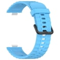 thumbnail image 2 of Silicone Strap with Black Buckle for Huawei Watch Fit 4 Pro 4 3 Breathable Watch Band - Green, 2 of 5