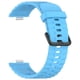 thumbnail image 2 of Silicone Strap with Black Buckle for Huawei Watch Fit 4 Pro 4 3 Breathable Watch Band - Green, 2 of 5