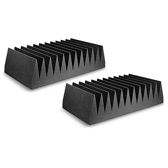 Auralex Venus Bass Traps 2'x4'x12" Acoustic Panels 2-Pack Charcoal