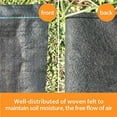 thumbnail image 5 of Agfabric 5.0 oz Landscape Fabric Durable and Eco-Friendly Weed Barrier, Black, 6' X 12', 5 of 8