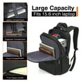 thumbnail image 3 of Laptop Backpack with Anti-Theft Ring.15.6 inch Notebook Computer Knapsack with USB Port, Men's Waterproof Backpack for School,Work or Travel, 3 of 7