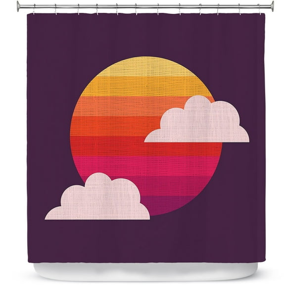 Shower Curtains 70" x 93" from DiaNoche Designs by Kim Hubball - Sunset