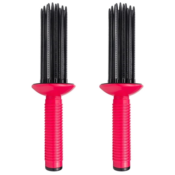 FERCAISH 2 Piezas Styler para Cabello Rizado Herramienta de Peinado para Cabello Rizado y Peludo - Plancha Alisadora para Rizar el Cabello Peine para Rizar el Cabello