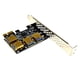 thumbnail image 2 of Tarjeta de expansión PCI-E Tarjeta vertical PCI-E Tarjeta adaptadora USB de 4 puertos Juego de tarjetas verticales 1 a 4, cable de expansión de 6 pines Inevent EL001409-01B, 2 of 7