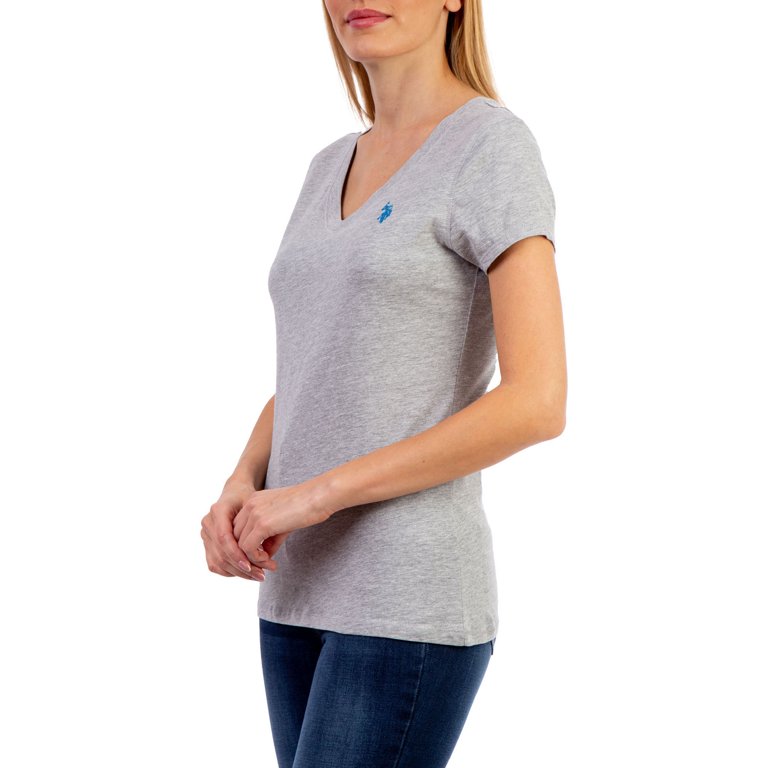 U.S. Polo Assn. V-Neck T-Shirt 2pc Pack Women's - Walmart.com