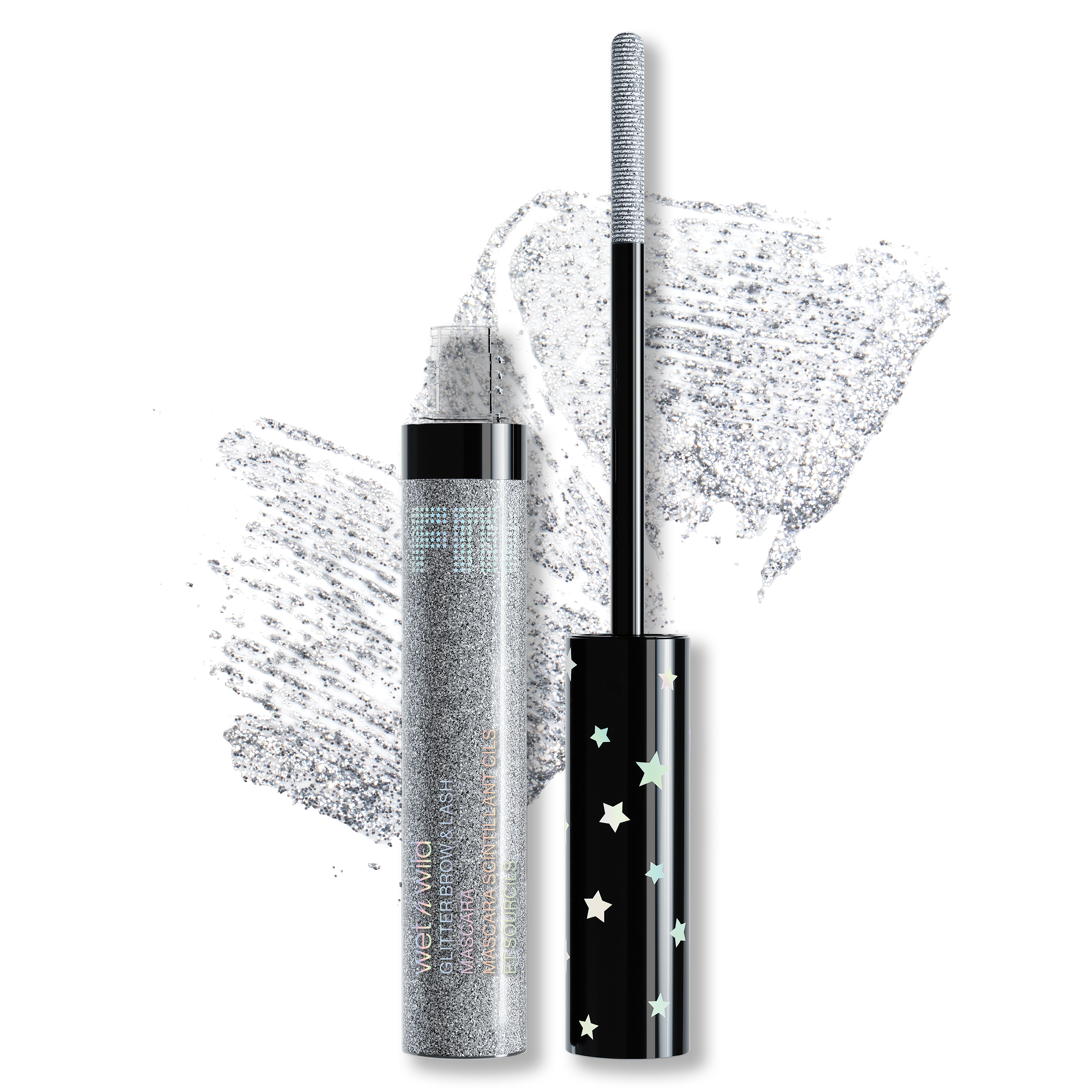 Wet N Wild Colored Brow & Lash Mascara, Glitter Mascara