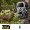 thumbnail image 3 of CAMPARK WiFi Trail Camera Native 30fps 4K 30MP Game Hunting Camera Bluetooth Night Vision Motion Activated IP66 Waterproof MP4 Deer Trail Cam for Wildlife Monitor, 3 of 11