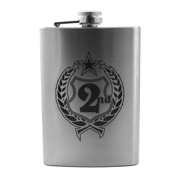 8oz 2nd Stainless Steel Flask L1