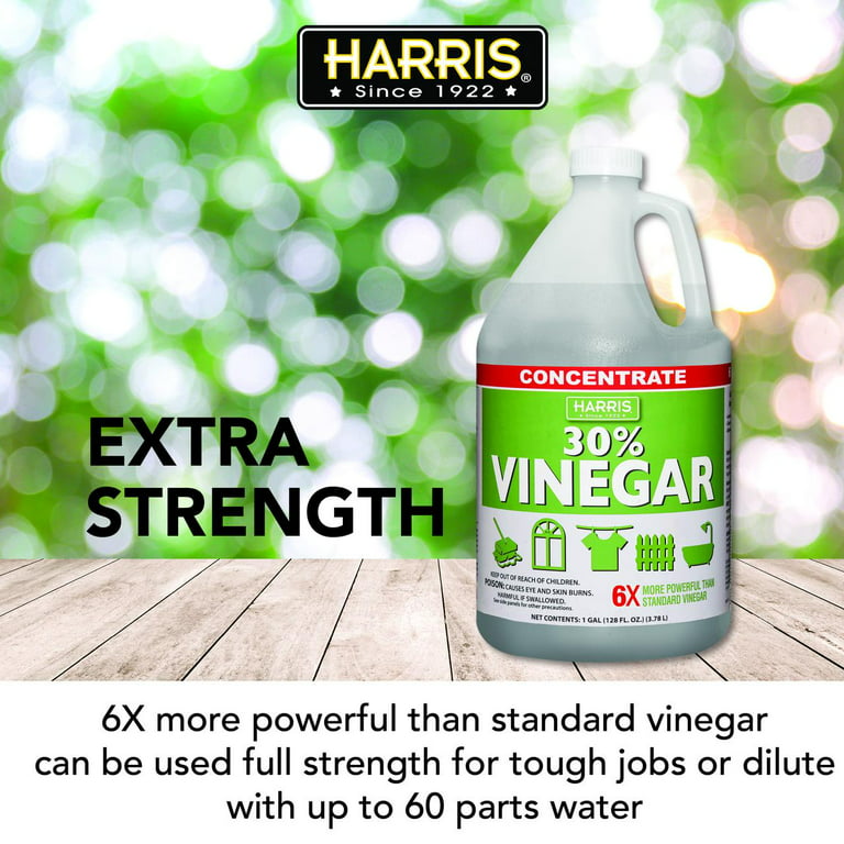 Wendy's All Purpose 30% Vinegar Extra Strength - Concentrated Industrial  Vinegar for Home and Garden Deep Cleaning (1 Gallon)