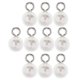 thumbnail image 1 of 2x10pcs Plastic Round Faux Pearl Charms Pendants Diy Jewelry Findings 8mm------Product code 83789, 1 of 5
