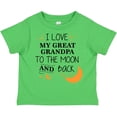 thumbnail image 3 of Inktastic I Love My Great Grandpa to the Moon and Back Boys or Girls Toddler T-Shirt, 3 of 5