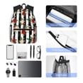 thumbnail image 5 of Fotbe Rose Flowers Lightweight Casual Laptop Backpack for Men and Women, Daily use Waterproof backpack, Backpack for College, 5 of 7