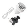 thumbnail image 2 of Yingyy Air Switch Kits Portable Cordless garbage food processors and on Push argent Pneumatic brushed Switch Off Button, 2 of 5