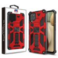 thumbnail image 1 of MyBat Sturdy Hybrid Protector Cover Case (with Stand) Compatible With Samsung Galaxy A12 5G - Red / Black, 1 of 10