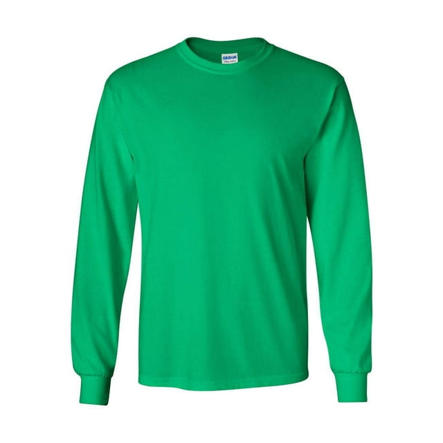 Gildan T-Shirt à M.l. pour Adulte en Vert Irlandais - Petit