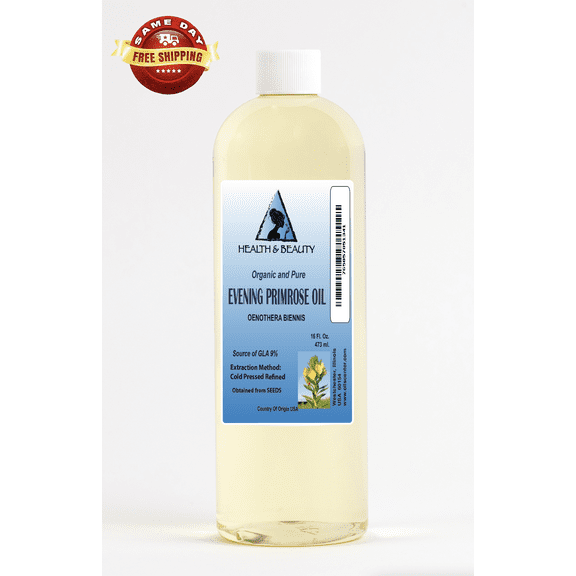 EVENING PRIMROSE OIL REFINED ORGANIC CARRIER COLD PRESSED PURE 16 OZ