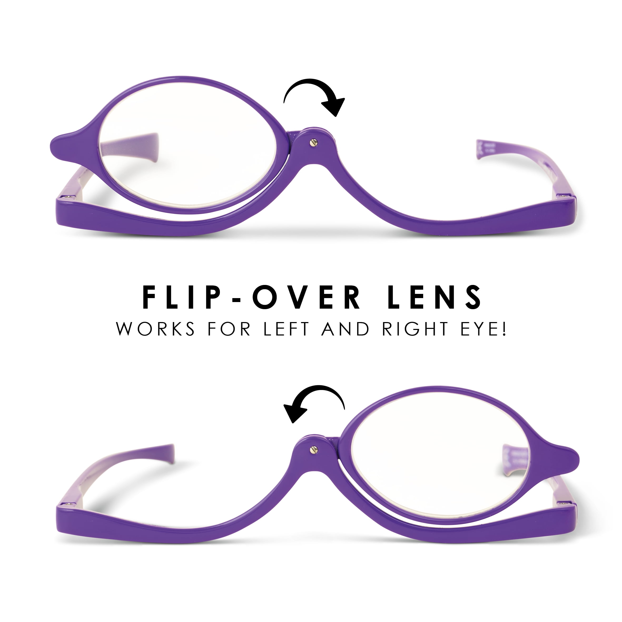 If USA 42201 Magnifying Make-Up Glasses, Black