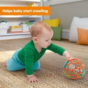 Oball Easy Grasp Rollin Rainstick Rattle Cause & Effect Infant Toy, Unisex, 6 Inches