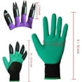 thumbnail image 3 of Garden Gloves with Claws,Claw Gardening Gloves for Digging,Planting, Weeding, Seeding-Waterproof for Men and Women, 3 of 6