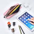 thumbnail image 7 of Yiaed Love Print Leather Pencil Case - Leather Pen Pencil Holder - Elegant & Practical Pencil Pouch for Work & Office, 7 of 7