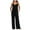 Black, variant on TJAZFJPA Pant Suits for Women Plus Size Petite Women's 2 Piece Outfits Sleeveless Tops Drawstring Wide Leg Pants Matching Set with Pockets Mothers Day Outfit Women Sweatsuits for Women Zip up Hoodie