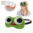 thumbnail image 1 of ERK Reversible Frog Eye For Hot And Cold Soothing For Headaches And Puffy Eyes Soft Fabric,Green, 1 of 6