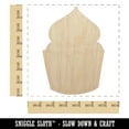 thumbnail image 2 of Hand Drawn Cupcake Doodle Wood Shape Unfinished Piece Cutout Craft DIY Projects - 6.25 Inch Size - 1/8 Inch Thick, 2 of 7