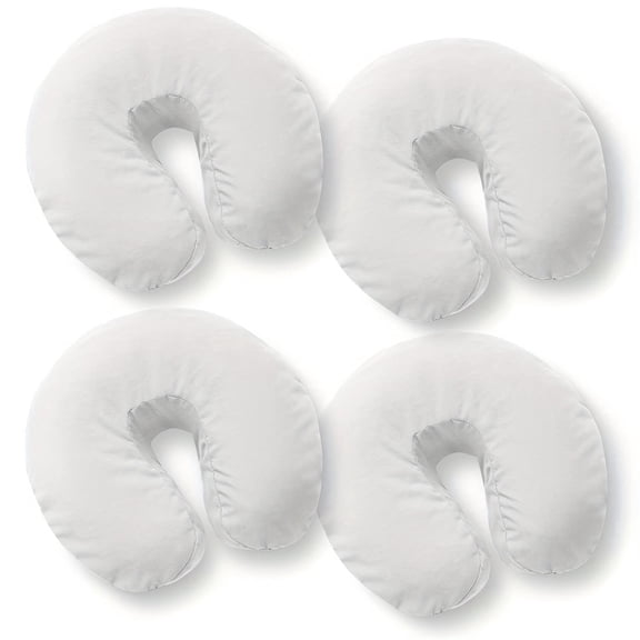 Noverlife 100PCS Disposable Fitted Face Cradle Covers, Non-woven Ultra Soft Massage Face Covers Headrest Covers for Massage Tables & Massage Chairs, Universal Size Beauty Salon SPA Face Rest Covers