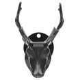 thumbnail image 3 of GOOHOCHY Creative Deer Head Hanger with Iron Antler Design for Wall Hook Decor Black Retro Effect 6.3 Inches, 3 of 8