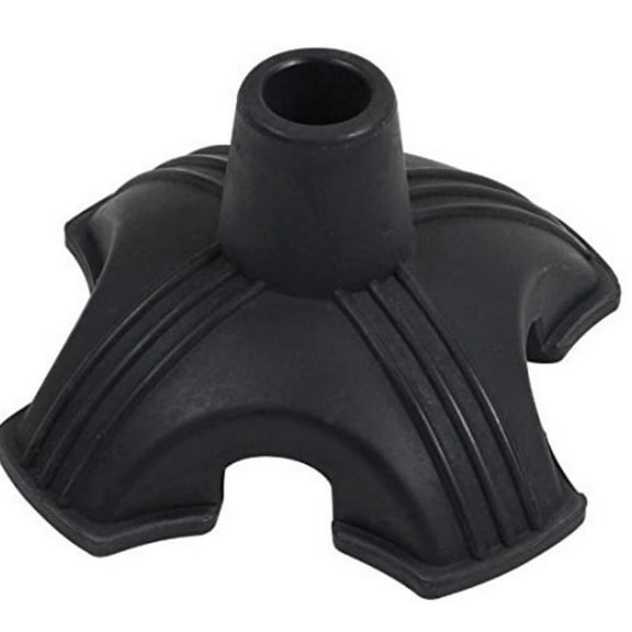 Quad Support Cane Tip 3/4,19mm - Universal Stable 4 Leg Replacement - Stand Alone Attachment for Walking Cane