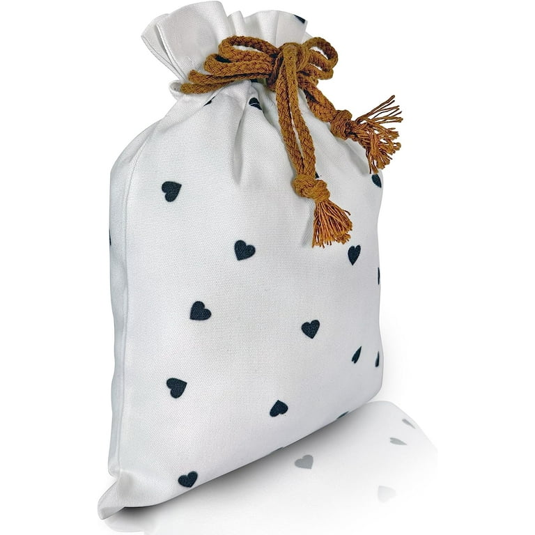 Cotton Cord Drawstring Bags 12 W x 16 H + 4