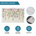 thumbnail image 6 of Colorful Flowers Placemats Set of 6, Spring Floral Leaves Botanical Country Beige Placemats for Dining Table, Place Mats for Kitchen Tabletop, Waterproof Wipeable Dining Table Mats Set, 6 of 9