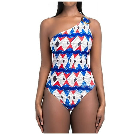 

VKEKIEO One-Piece Swimsuit Sport Bra Style Padded White S