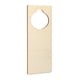 thumbnail image 4 of 10 colgadores de perillas de puerta de madera sin terminar, letreros de perillas de puerta de madera en blanco, livianos Rectángulo, 4 of 9
