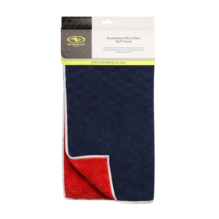 Athletic Works Dual-Sided Microfiber Golf Towel, 32x16 Inch photo 2