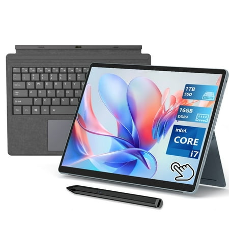 KUU Laptop, 13-inch, Intel Core i7-1255U,up to 4.7GHZ,16 RAM 1TB SSD, Fingerprint Unlock, Backlit Keyboard, Touchable Screen with Dedicated Stylus, Windows 11 Pro