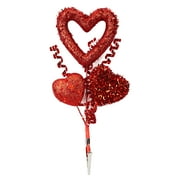 Way To Celebrate Red Curly Heartclip
