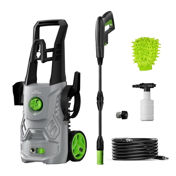 PATOOLIO PRESSURE WASHER PATOOLIO POWER WASHERS WITH FOAM CANNON - GRAY