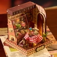 thumbnail image 6 of BenBen Dollhouse Miniature DIY House Kit, Cake House with Furniture, Craft Gift for Adults, Hobbies, 6 of 7