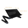 thumbnail image 2 of FONDOTIN Rentrée des Classes Plateau Pliable Table Noir Métal Lot de 1 pour Manger Facilement au Lit, 2 of 8