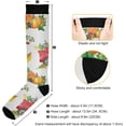 thumbnail image 3 of FREEAMG Thanksgiving Pumpkin Compression Socks for Men & Women Knee High Stockings for Running, Sport, Hiking & Travel, 3 of 7
