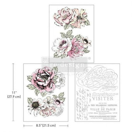 REDESIGN WITH PRIMA MIDDY TRANSFERS® – DESERT ROSE