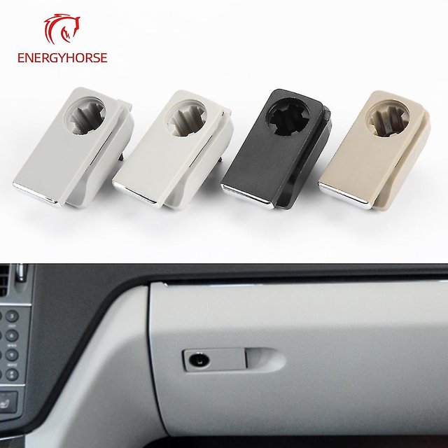 Para Mercedes W204 W207 W212 guantera de coche manija cubierta tapa cerradura para Ben CE clase caja de herramientas guanteras cubierta interruptor - guanteras gris claro
