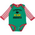 thumbnail image 3 of Inktastic Congrats My Aunt Graduated with Cap Boys or Girls Long Sleeve Baby Bodysuit, 3 of 5