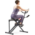 thumbnail image 1 of Sunny Health & Fitness Smart Heavy Duty Row-N-Ride, Squat Assist Trainer for Full Body Workout, 350 LB Capacity, 5-Level Resistance, Padded Seat, and Free SunnyFit App Connection – NO. 077PLUSSMART, 1 of 8